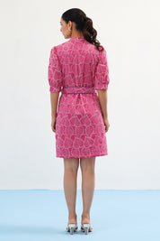 Iris Embroidered Dress