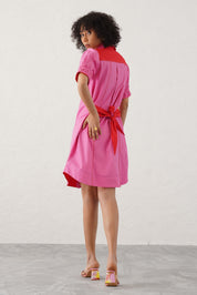 Luna Dress with Piping