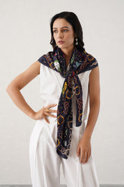 Alex Galaxy Print Scarf