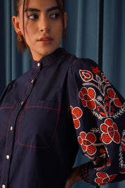 Daisy Embroidered Shirt