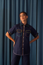 Isabella Cutout Embroidered Shirt