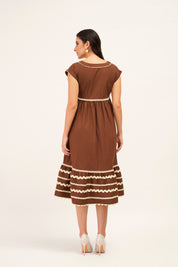 Zoey Rik Rak Laced Dress