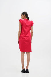 Evelyn Ruffled Sleeve Dress